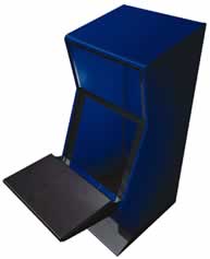 PROFILE E Console offers 12RU above the desk and 12RU below.  With an 8RU upper section tilted forward for ergonomic assistance for the operator.  Available in 10", 21" and 650mm wide formats.